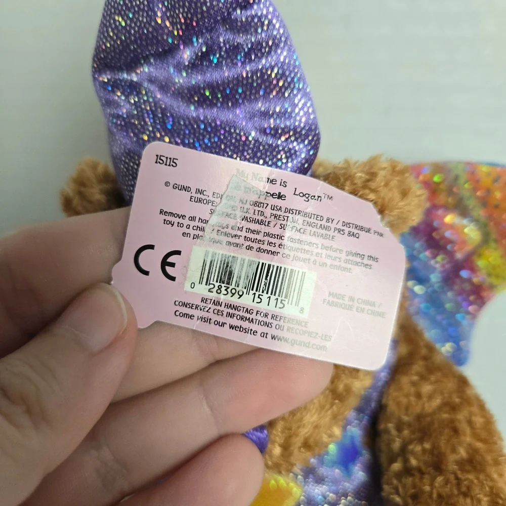 Gund Gotta Getta Girl Logan Bear Fairy Princess Plush Stuffed Animal Vintage